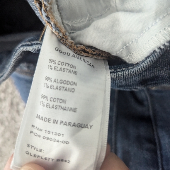 Good American Medium Wash HR Skinny - Picture 7 of 8
